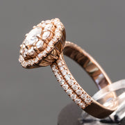 Danielle - anillo de diamantes naturales de 1.61 quilates E VS