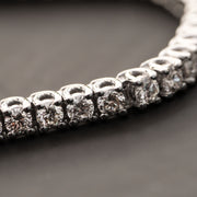 Stella - 3.00 carat round natural diamond Bracelet Color D F  Clarity VVS VS