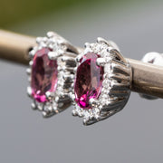 stud pink earrings