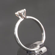 Adi - anillo de diamantes naturales de 0.65 quilates E VS2 - certificado GIA