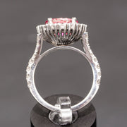 pink topaz engagement ring 