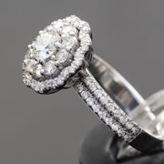 Fleur  - 1.61 carat natural diamond ring E VS