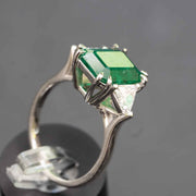 vintage emerald ring for women
