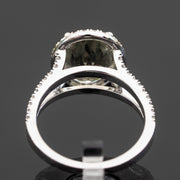 Louise - 4.21 carat natural amethyst ring with 0.55 carat natural diamonds