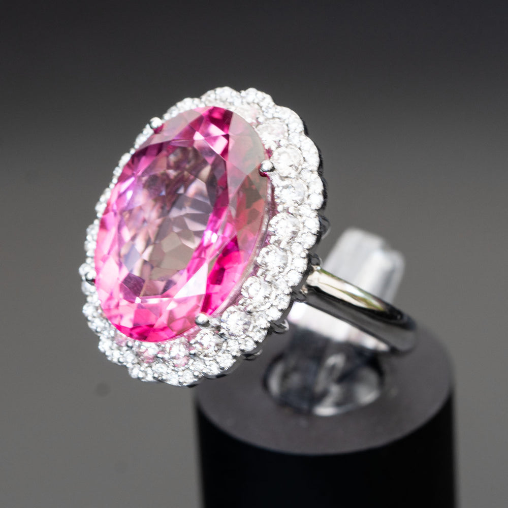 vintage pink ring