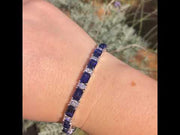 luxury sapphire diamond bracelet for her