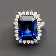 Karina - 17.00 carat sapphire ring with 1.05 carat natural diamonds