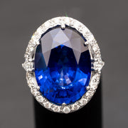 statement sapphire diamond ring