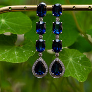 sapphire earrings for women