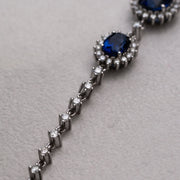 blue statement necklace