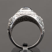 men statement star sapphire ring 